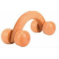 Wheel Shape Wooden Massager